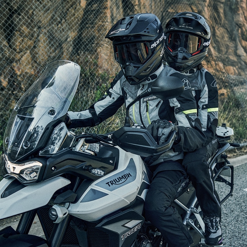 Pantaloni da moto Alpinestars Bogota Pro Drystar 3 neri - II qualità - II. qualità