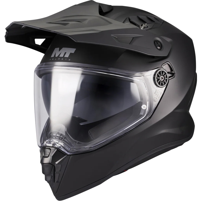 Casco da moto enduro MT Track SV Pure A1 nero opaco - II. qualità