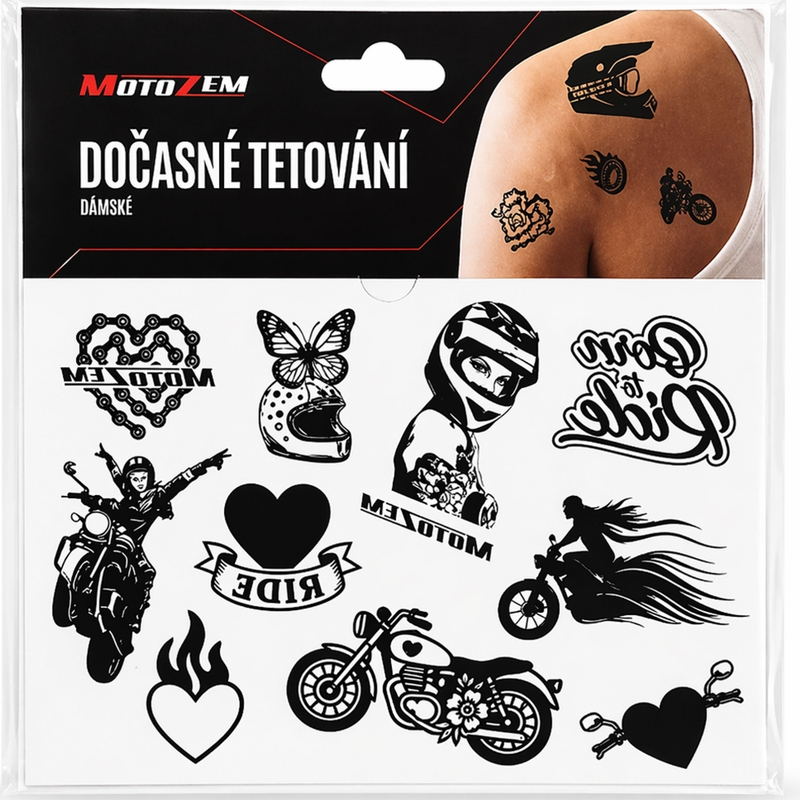 Tatuaggio temporaneo MotoZem da donna