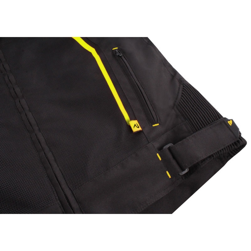Giacca da moto Street Racer Flex Air nero-giallo fluo - II. qualità