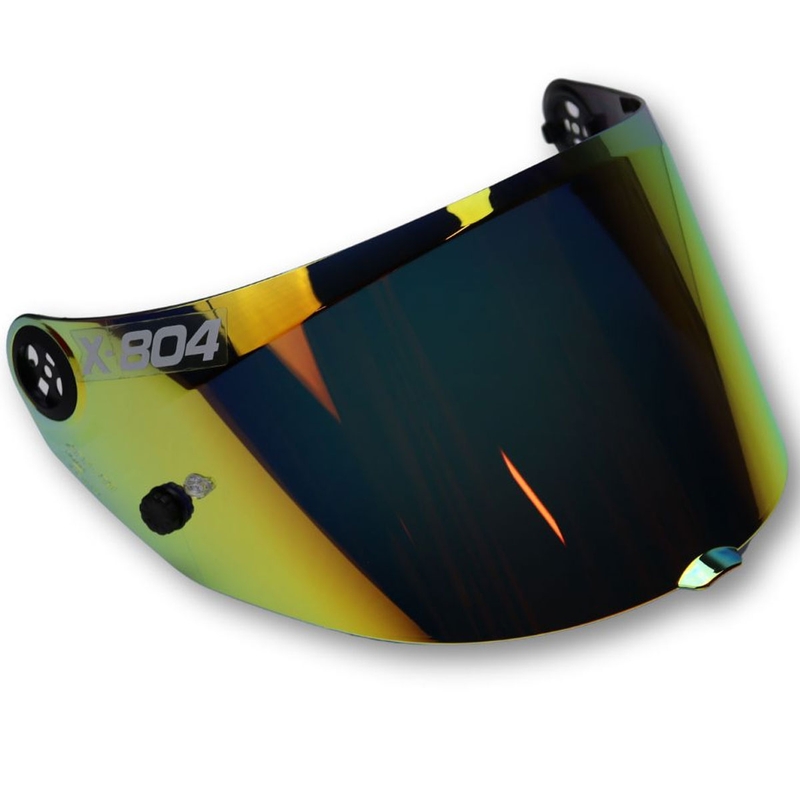 Visiera per caschi da moto Nolan X804 RS Arancione Iridio - XFR-03 NFR/2ACT FLAT/RS/ULTRA