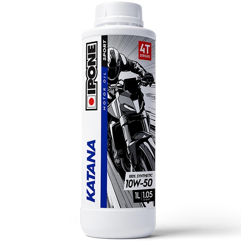 Olio motore sintetico IPONE KATANA 10W50 (estere, JASO MA2) 1 l