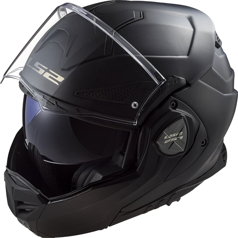 Casco apribile da moto LS2 FF901 Advant X Solid nero opaco - II qualità - II. qualità