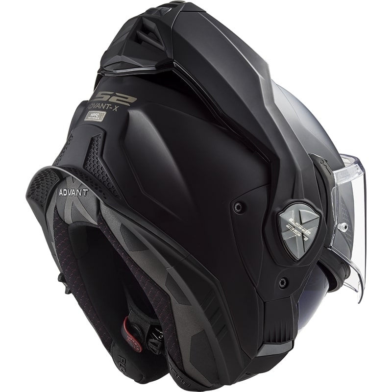 Casco apribile da moto LS2 FF901 Advant X Solid nero opaco - II qualità - II. qualità
