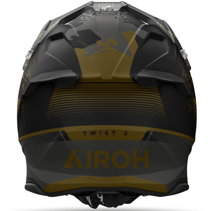 Casco da motocross Airoh Twist 3 Titan opaco