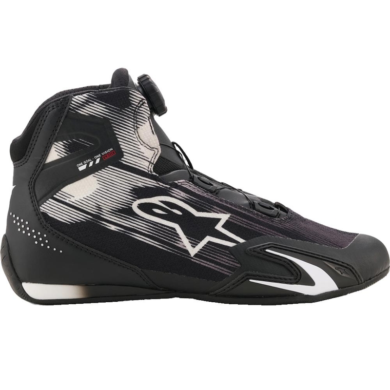 Stivali da moto Alpinestars Celer Vented neri e bianchi