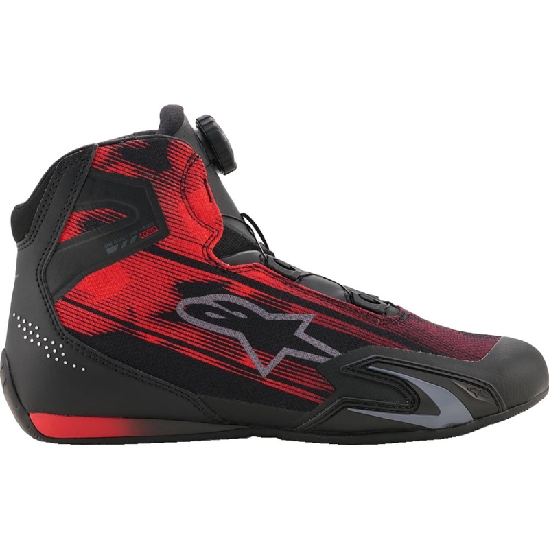 Stivali da moto Alpinestars Celer Vented neri e rossi