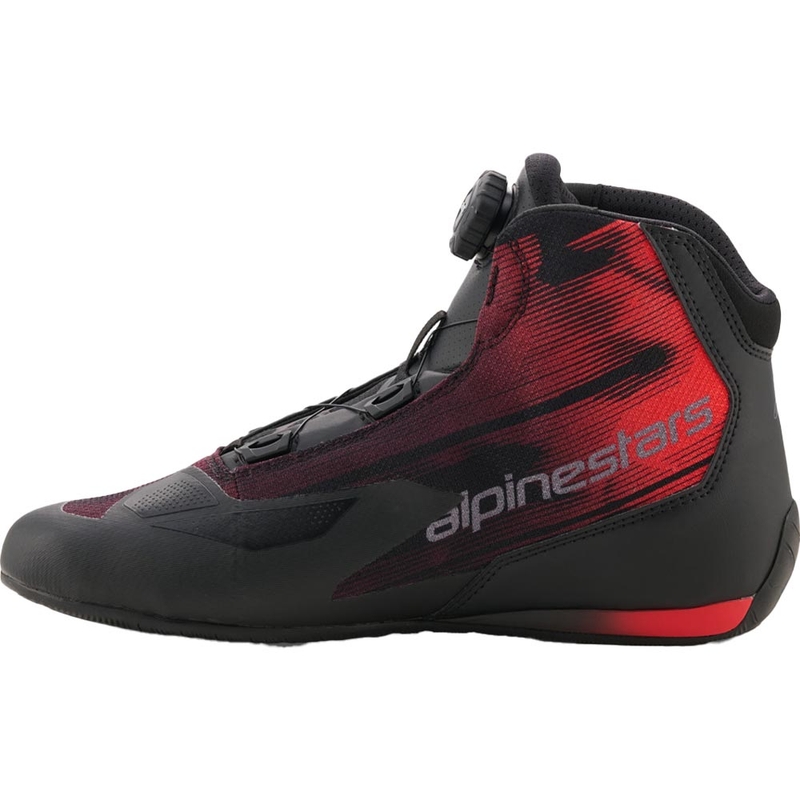 Stivali da moto Alpinestars Celer Vented neri e rossi