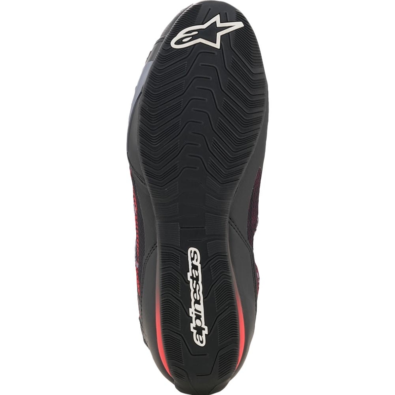 Stivali da moto Alpinestars Celer Vented neri e rossi