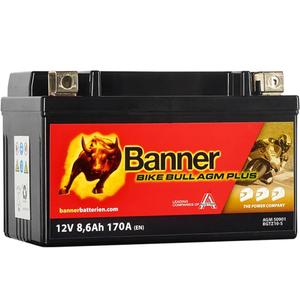 Batteria AGM Banner Bike Bull AGM PLUS 509 01 (BGTZ10-S / GTZ10-S)
