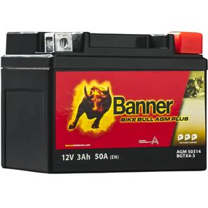 Batteria AGM Banner Bike Bull AGM PLUS AGM PLUS 503 14 / BGTX4-3 - GTX4-3