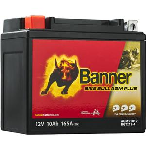 Batteria AGM Banner Bike Bull AGM PLUS AGM PLUS 510 12 / BGTX12-4 - GTX12-4