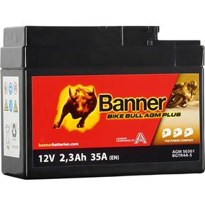 Batteria AGM Banner Bike Bull AGM PLUS AGM PLUS 503 01 / BGTR4A-S - GTR4A-S