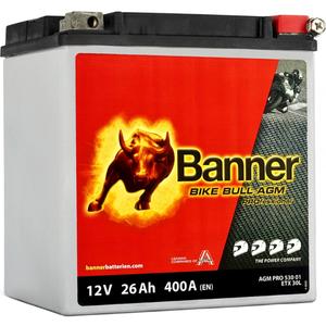 Batteria AGM Banner Bike Bull AGM PROfessional AGM PRO 530 01 / BETX30L - ETX30L