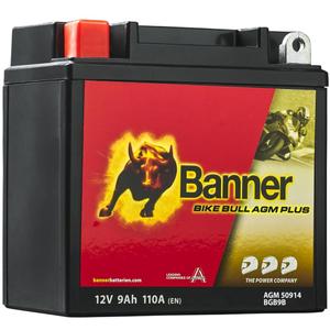 Batteria AGM Banner Bike Bull AGM PLUS AGM PLUS 509 14 / BGB9B - GB9B