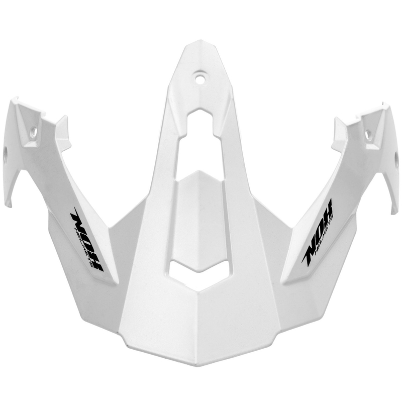 Visiera per casco da moto NOX N312 bianca