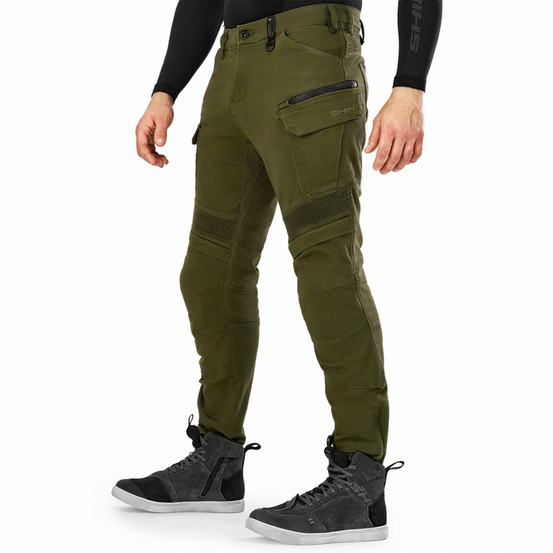 Pantaloni da moto estesi Shima Giro 3.0 color cachi