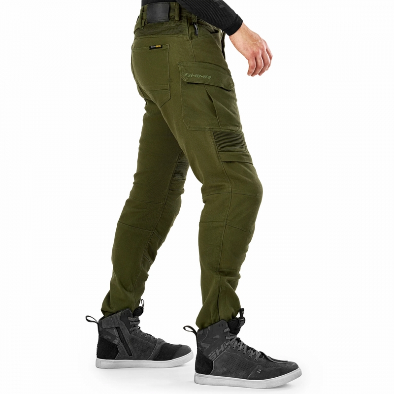Pantaloni da moto estesi Shima Giro 3.0 color cachi