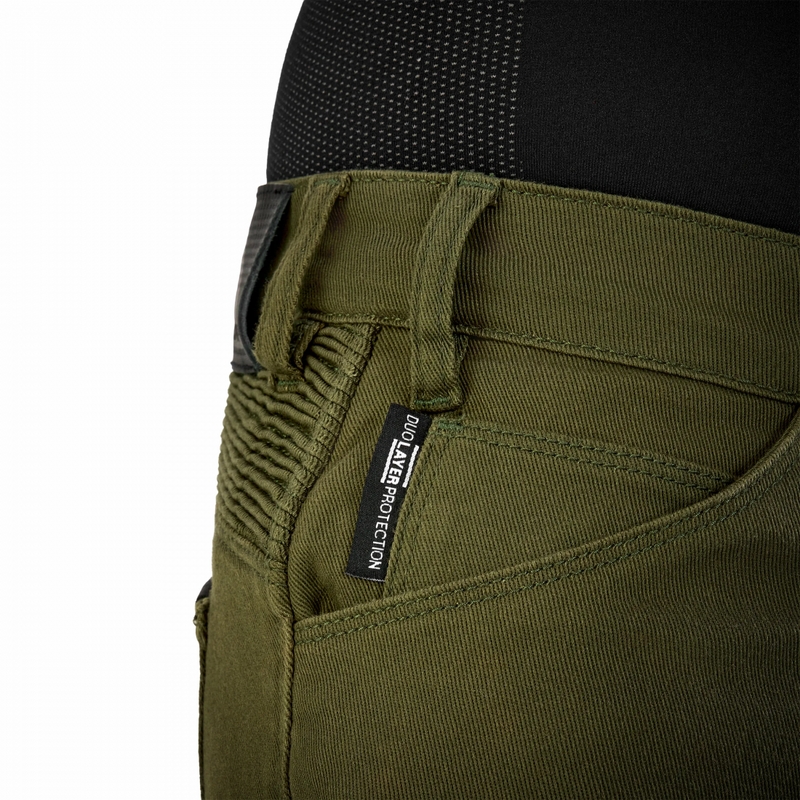 Pantaloni da moto estesi Shima Giro 3.0 color cachi