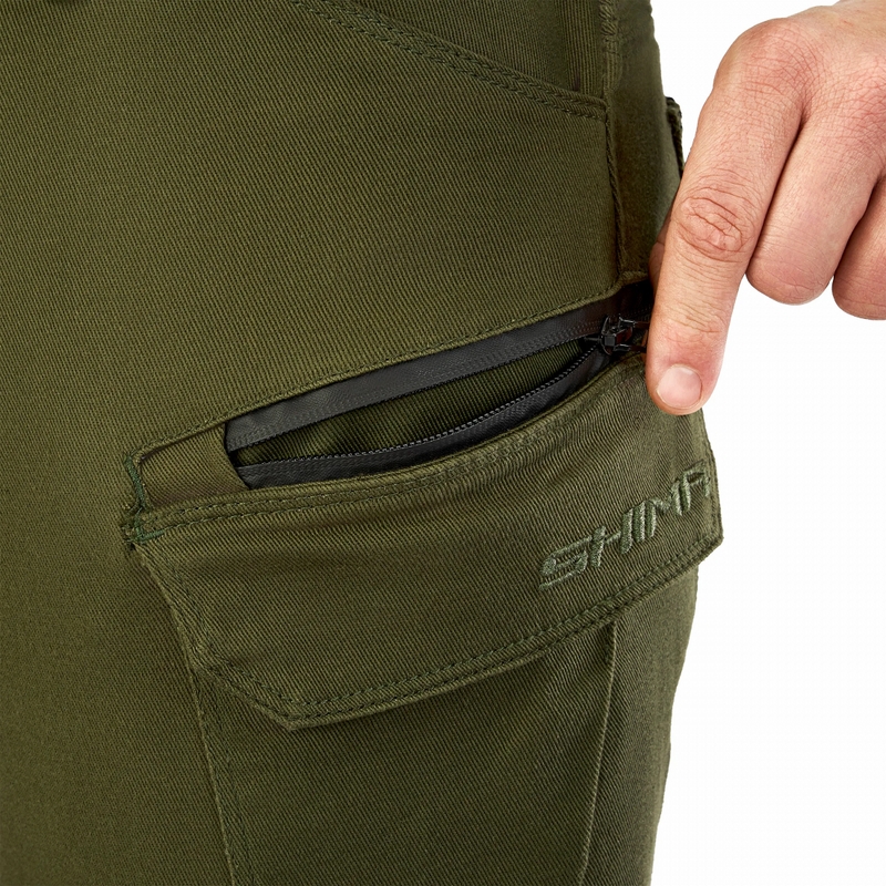 Pantaloni da moto estesi Shima Giro 3.0 color cachi