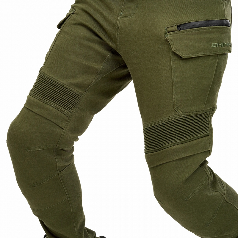 Pantaloni da moto estesi Shima Giro 3.0 color cachi