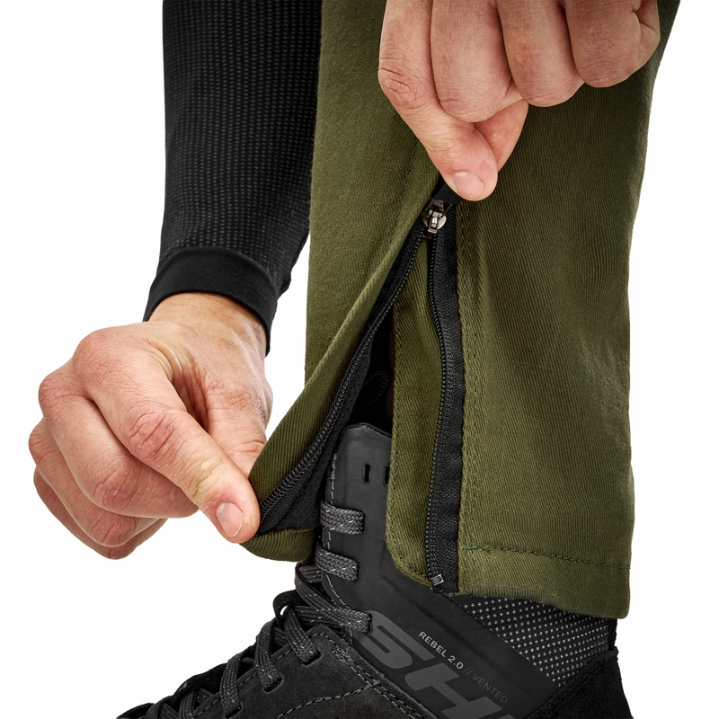 Pantaloni da moto estesi Shima Giro 3.0 color cachi
