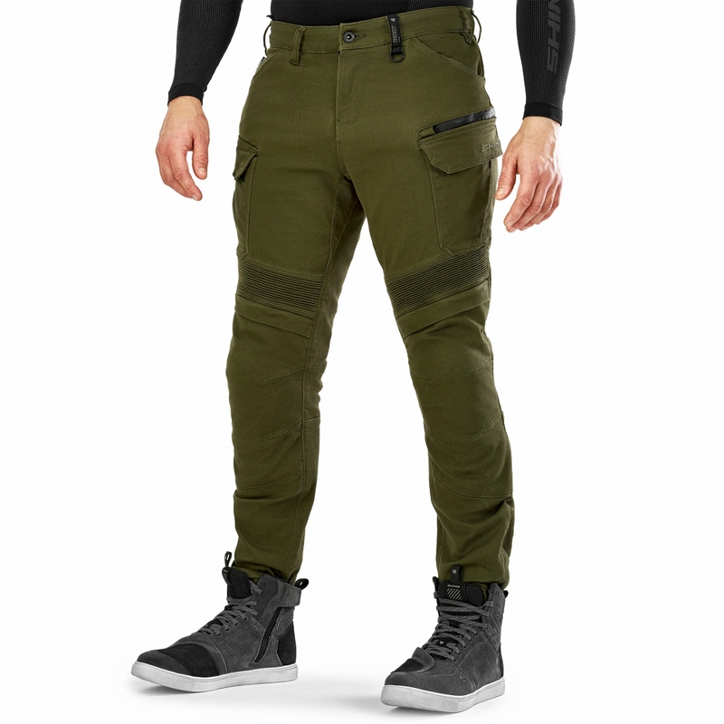 Pantaloni da moto estesi Shima Giro 3.0 color cachi