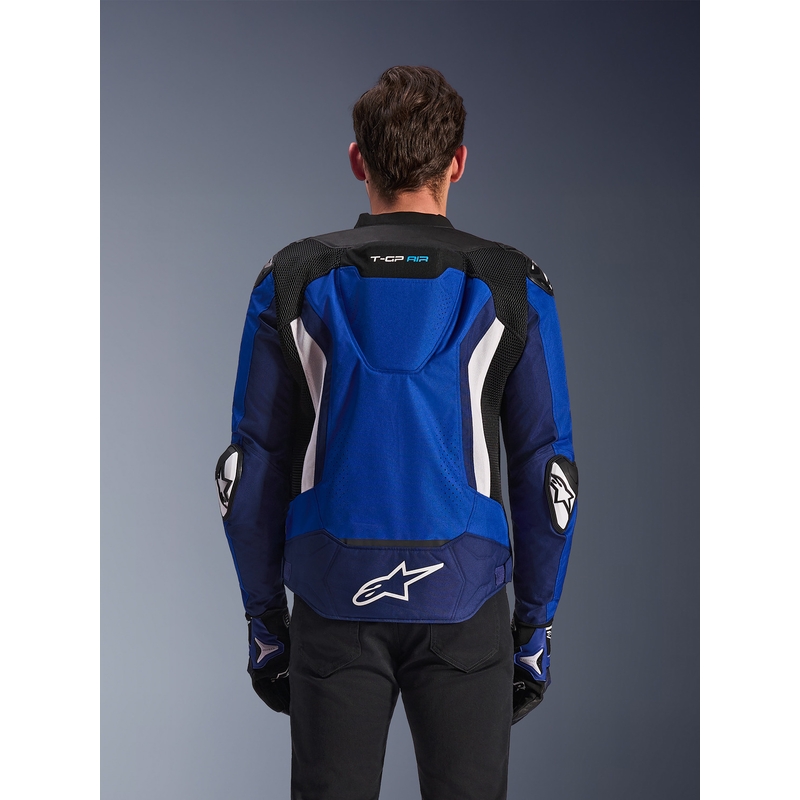 Giacca da moto Alpinestars T-GP Air blu-bianco-nero