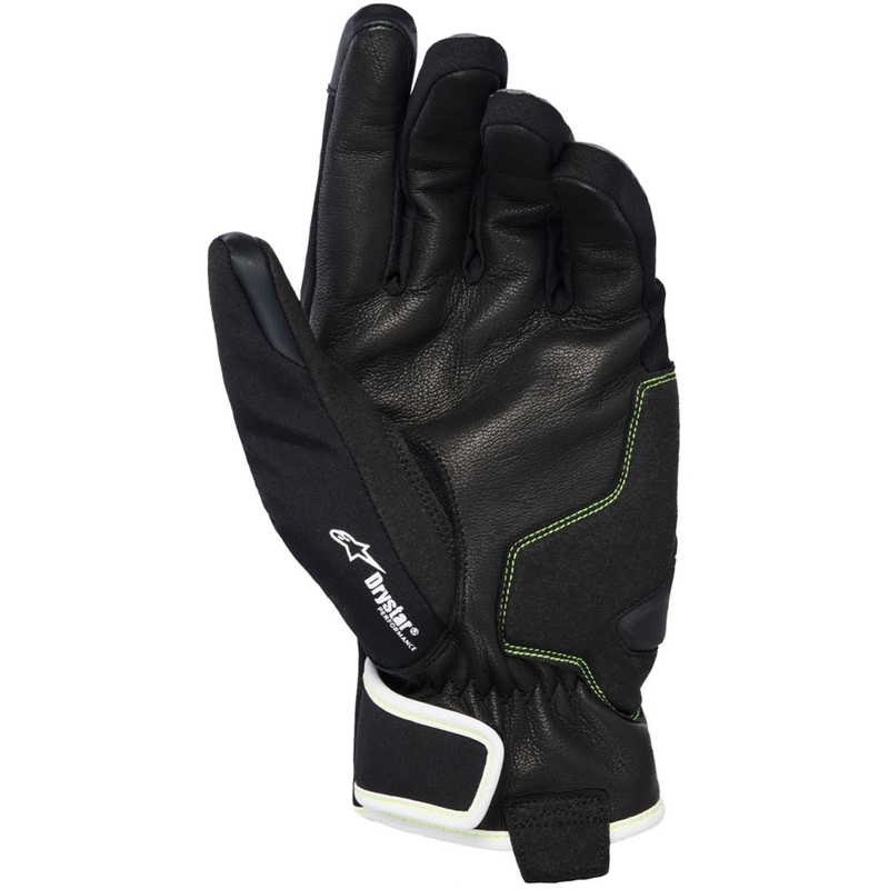 Guanti da moto impermeabili Alpinestars MOBLAST grigio-nero-giallo fluo-bianco