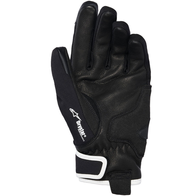Guanti da moto impermeabili da donna Alpinestars STELLA MOBLAST neri-bianchi bianco sporco
