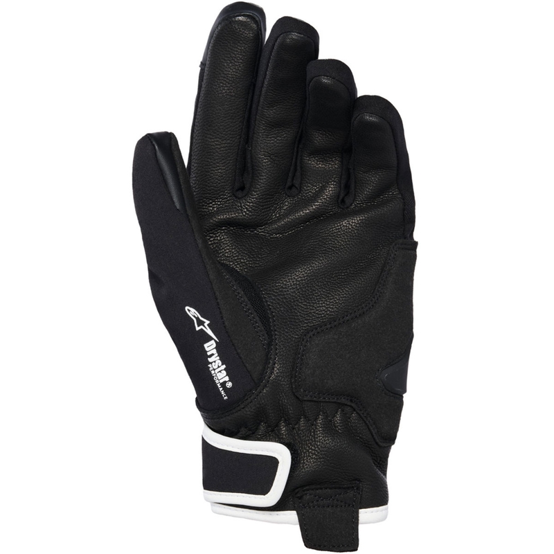 Guanti da moto da donna Alpinestars STELLA MOBLAST WATERPROOF grigio-nero-rosa fluo-turchese-bianco