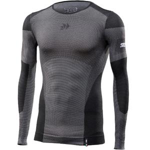 T-shirt funzionale a maniche lunghe SIXS BT TS2L V2 in carbonio nero