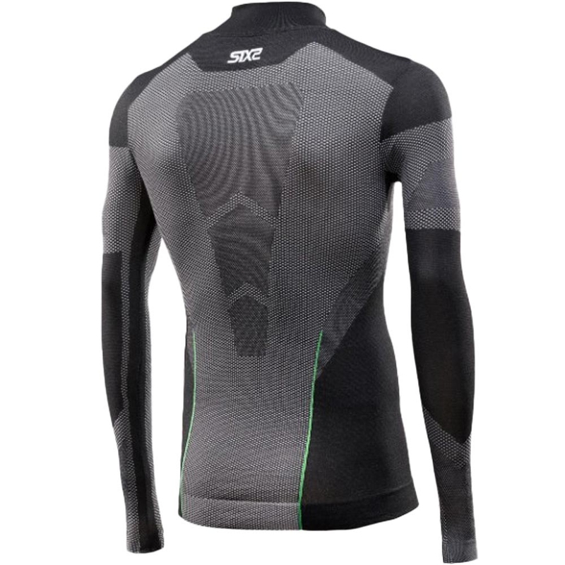 T-shirt funzionale a maniche lunghe SIXS BT TS3L V2 in carbonio nero