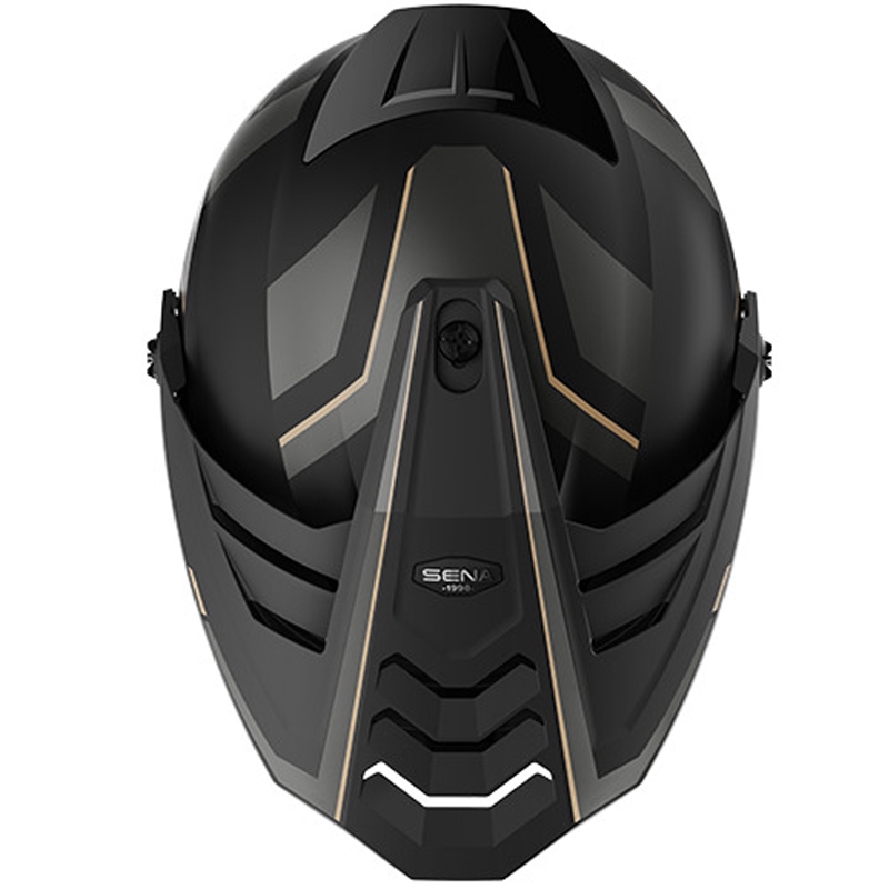 Casco Outlander in rete con auricolare, SENA (nero opaco)