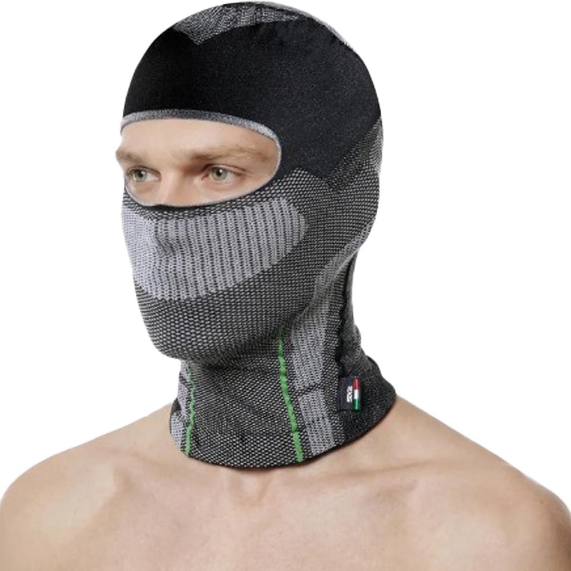 Cappuccio per casco SIXS BT DBXL V2 in carbonio nero