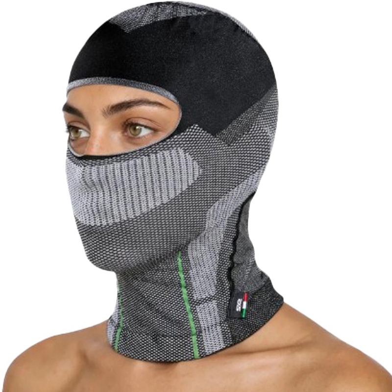 Cappuccio per casco SIXS BT DBXL V2 in carbonio nero