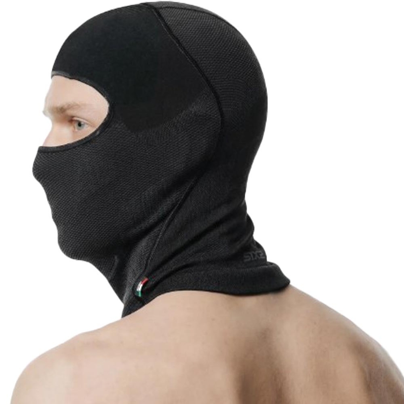 Cappuccio per casco SIXS BT DBXL V2 nero-grigio scuro