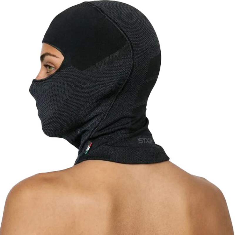 Cappuccio per casco SIXS BT DBXL V2 nero-grigio scuro