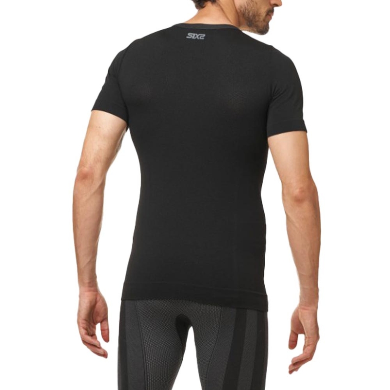 Camicia funzionale a maniche corte SIXS TS1 V2 nera
