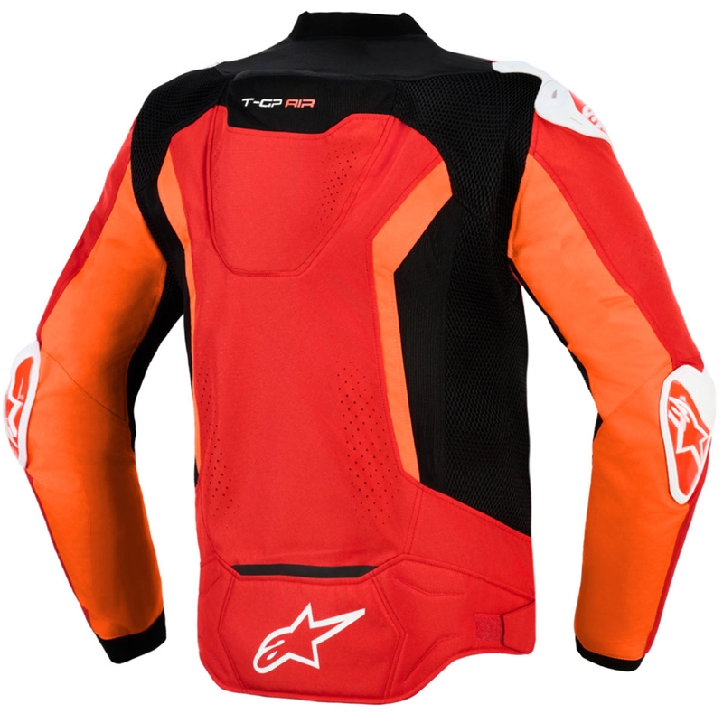 Giacca da moto Alpinestars T-GP Air rosso-fluo rosso-bianco-nero