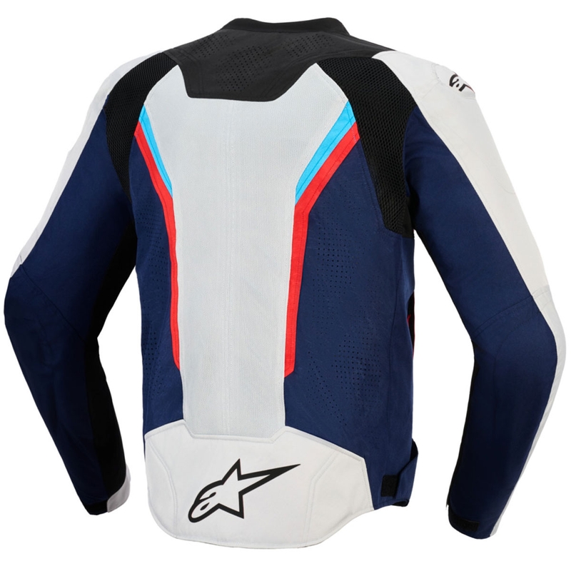 Giacca da moto Alpinestars AST V3 Air bianco-blu-rosso-nero