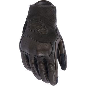 Guanti da moto Alpinestars Mustang V3 marrone-nero