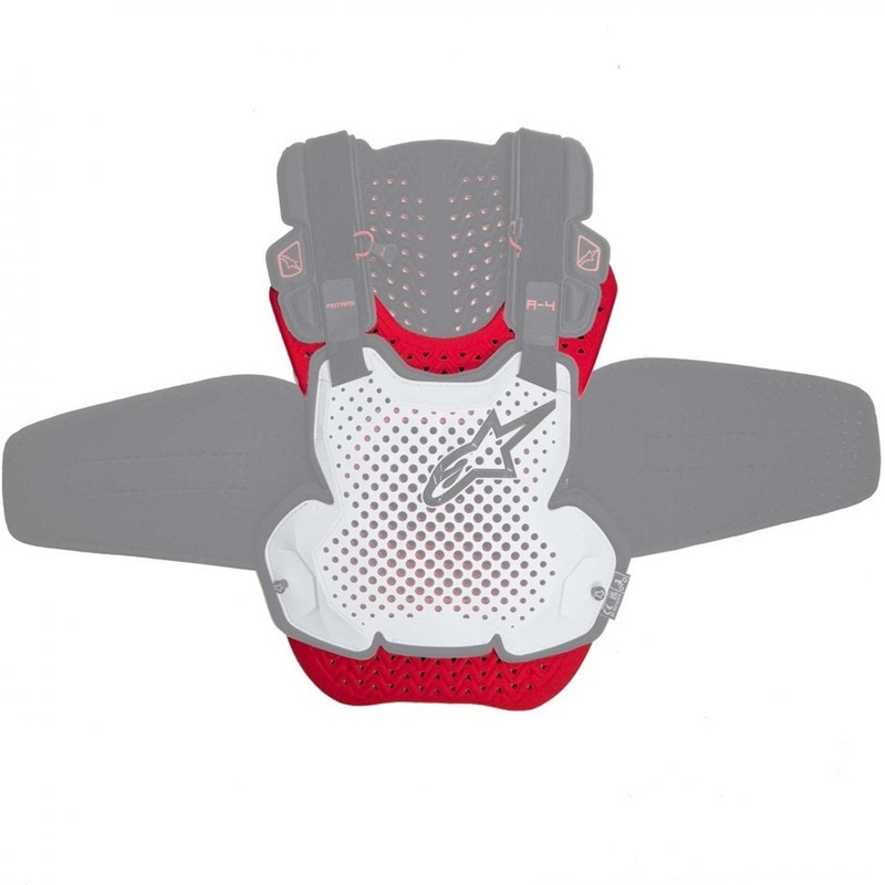 Set di adattatori per estendere la protezione toracica del paracadute ALPINESTARS A-4 PLASMA, rosso