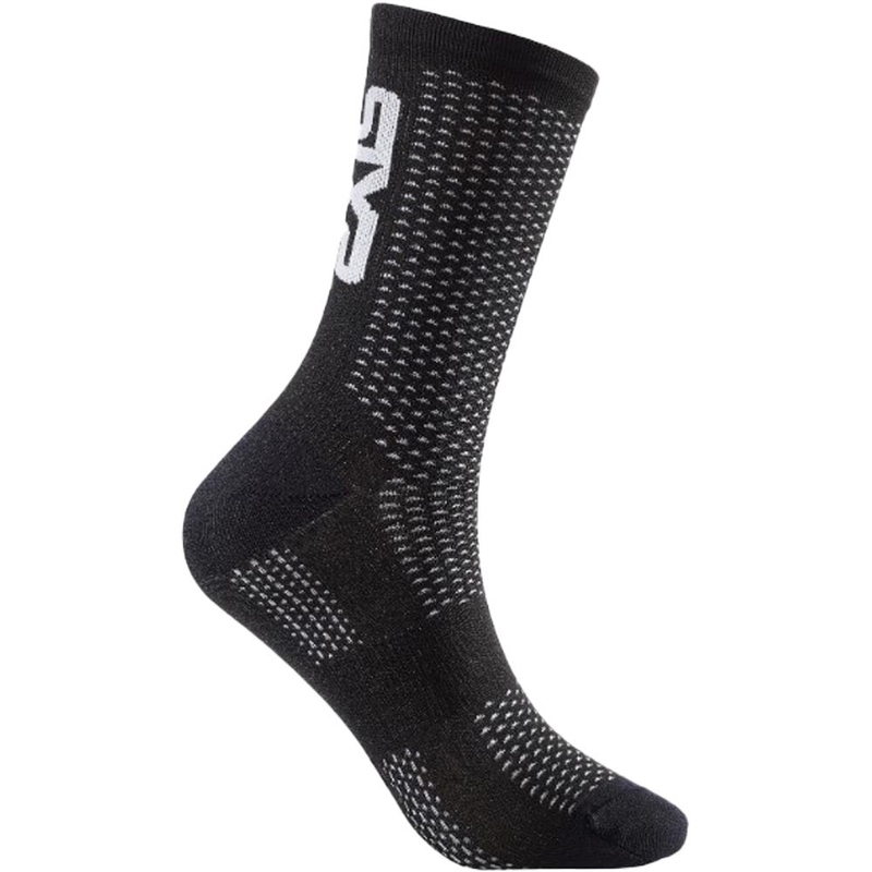 Calzini funzionali SIXS SHORT LOGO V2 in carbonio nero
