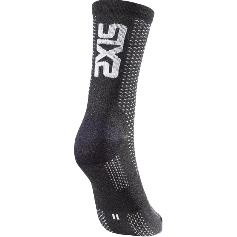 Calzini funzionali SIXS SHORT LOGO V2 in carbonio nero