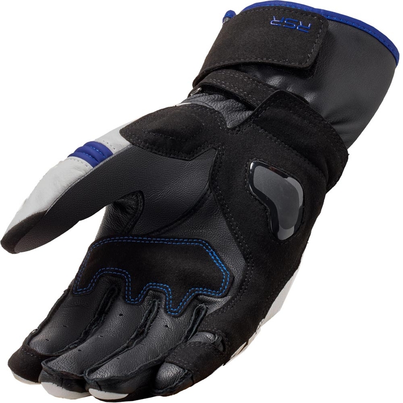 Guanti da moto Revit RSR 5 bianco-blu
