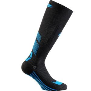 Calze funzionali al ginocchio SIXS MOT V3 nero-blu