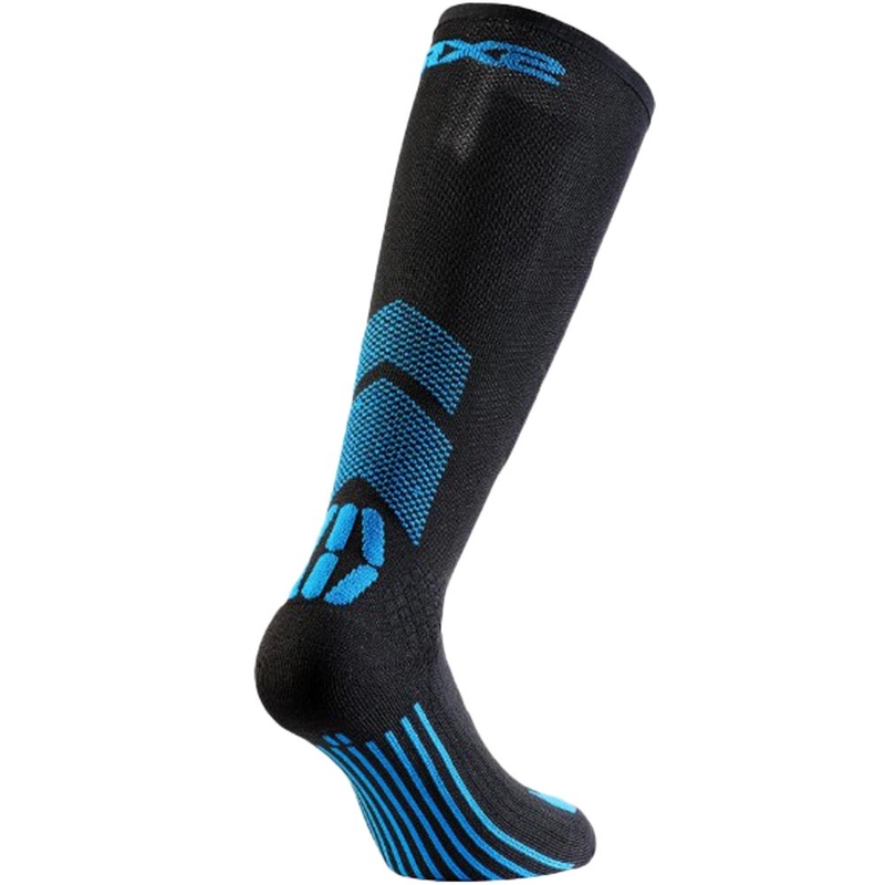 Calze funzionali al ginocchio SIXS MOT V3 nero-blu