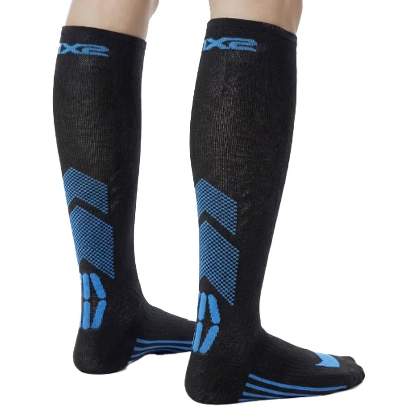 Calze funzionali al ginocchio SIXS MOT V3 nero-blu