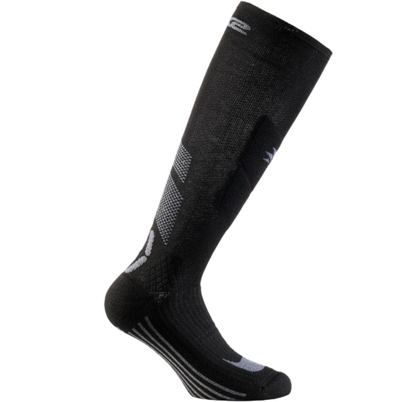 Calze funzionali al ginocchio SIXS MOT V3 nero-grigio